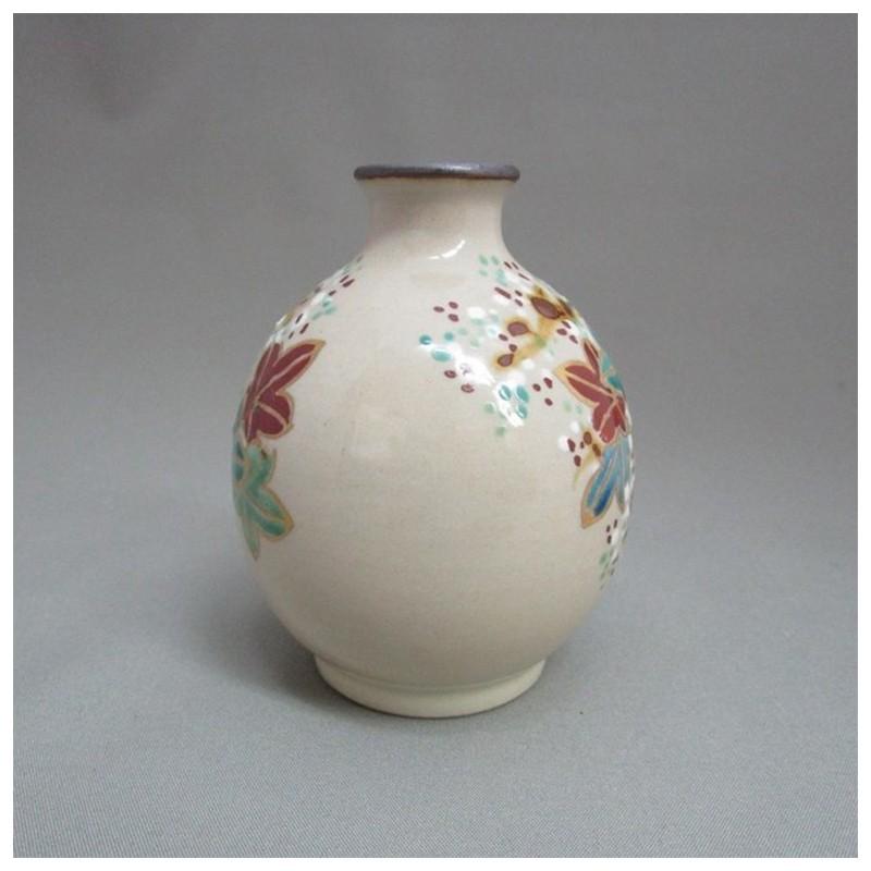 時代物　犬山焼　油壺　【犬山窯珍油壺】　花器　花入　花瓶　箱付 時代物 犬山焼 油壺 【犬山窯珍油壺】 花器 花入 花瓶 箱付