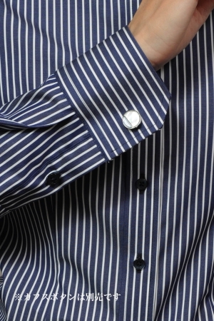 ozie レディースシャツ ワイシャツ ネイビー 紺 オフィス