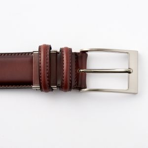 ozie（オジエ） ベルト メンズ ビジネス アンティークレザー 牛革 本革