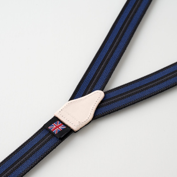 ozie（オジエ） サスペンダー メンズ レディース ブルー 青 ALBERT