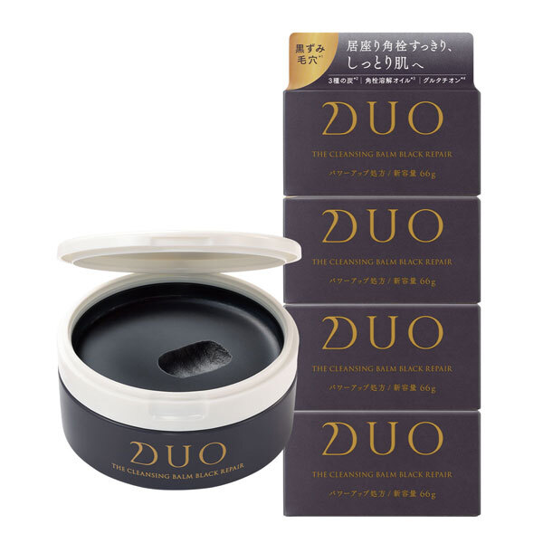 ちぇい DUO クレンジングバーム ブラックリペア 4個セット DUO（コスメ） ＼新・誕生DUO／【黒ずみ毛穴ケア】ザ