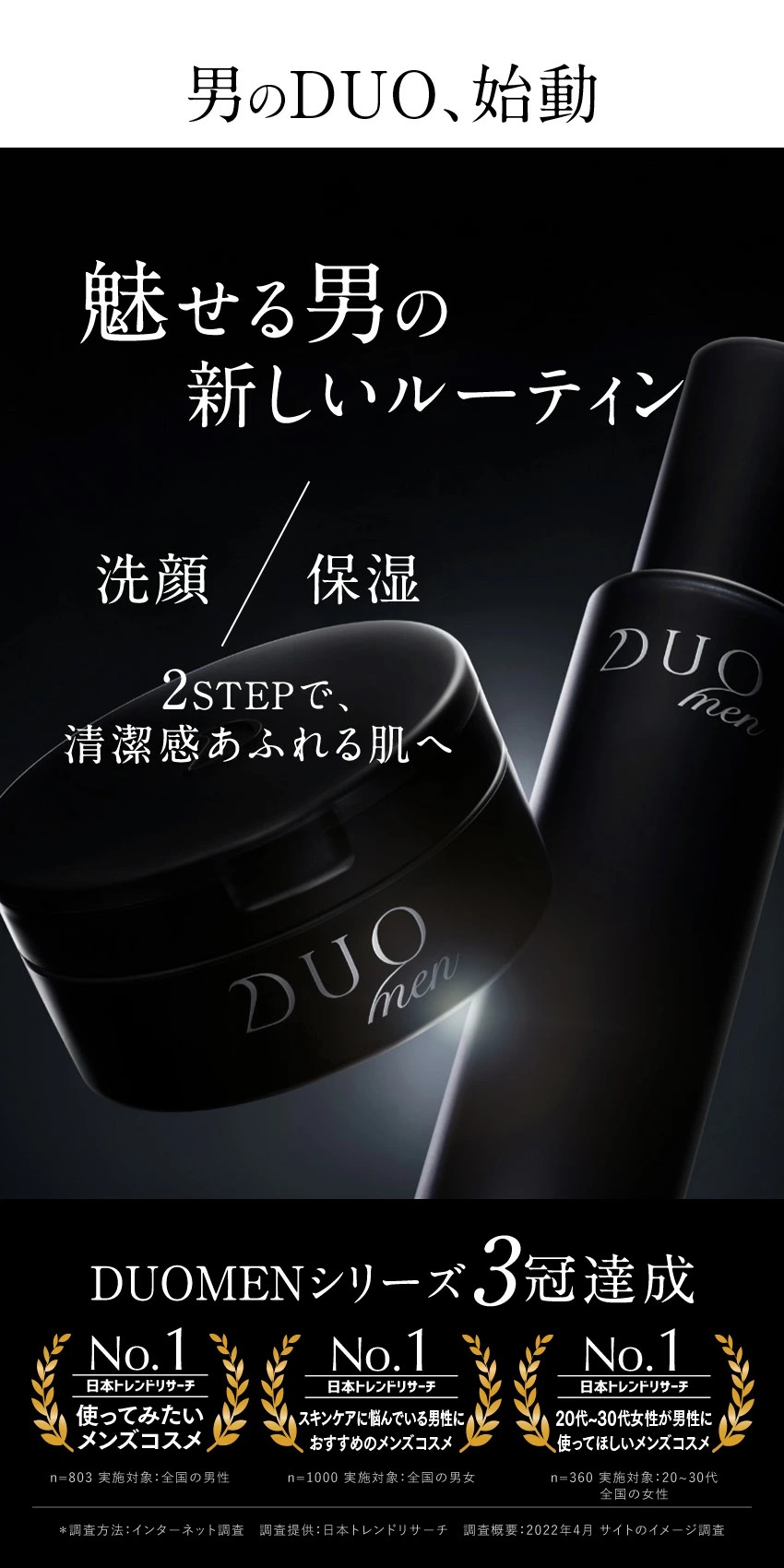 メンズ 化粧水 デュオメン ザ オールインワンローション DUO 公式