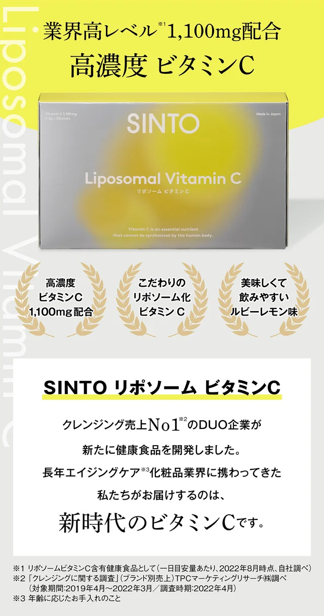 SINTO リポソーム ビタミンC サプリ サプリメント リポソーム ビタミンC 1100mg 顆粒タイプ 女性 男性 健康 日本製 国産 母の日