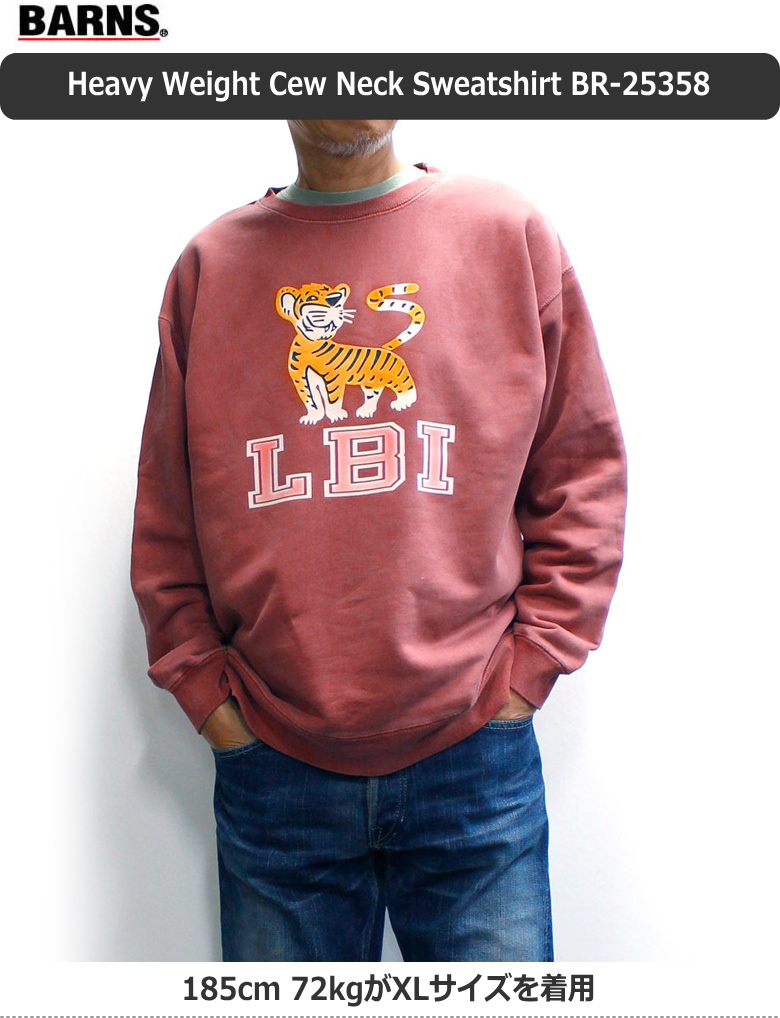 BARNS OUTFITTERS スウェット XL 美品】WAIPER×BARNS OUTFITTERS スウェットL ブラック