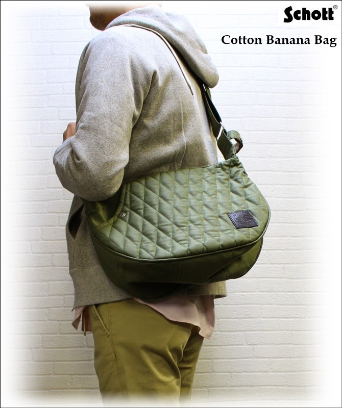 Schottショット　PADDED BANANA BAG パデッド バナナバッグ Schott/ショット/PADDED BANANA BAG/パデッド バナナバッグ