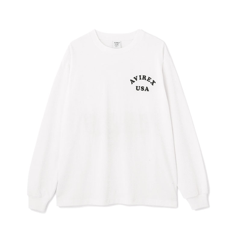 新品♡AVIREX アヴィレックス PEANUT スヌーピー 長袖Tシャツ 白 楽天市場】《AVIREX * PEANUTS》LONGSLEEVE T-SHIRT 