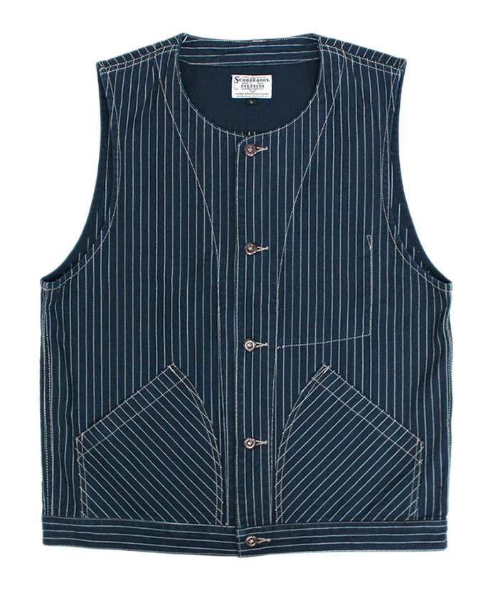 Schott N.Y.C ショット / オールドヒッコリーデニムベスト OLD