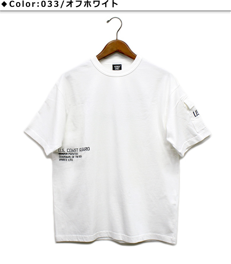 AVIREX（アヴィレックス） アビレックス ミリタリーポケットTシャツ