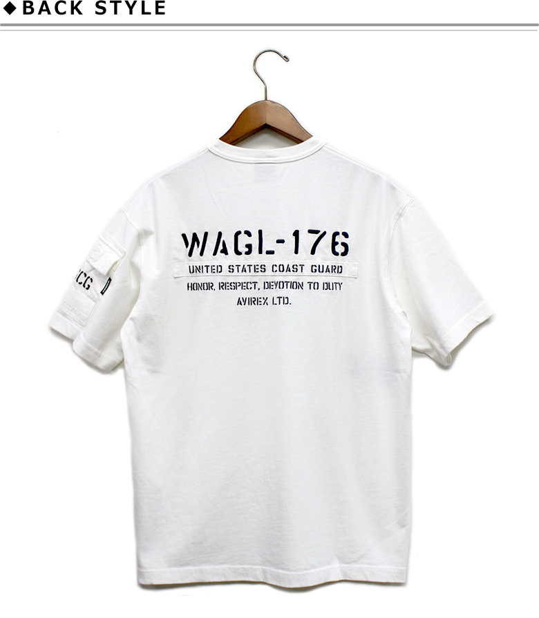 AVIREX（アヴィレックス） アビレックス ミリタリーポケットTシャツ