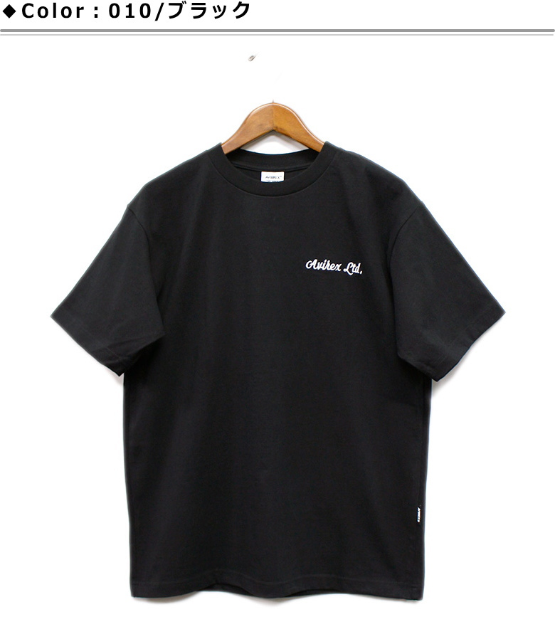AVIREX（アヴィレックス） アビレックス 刺繍＆布パッチTシャツ 2026年