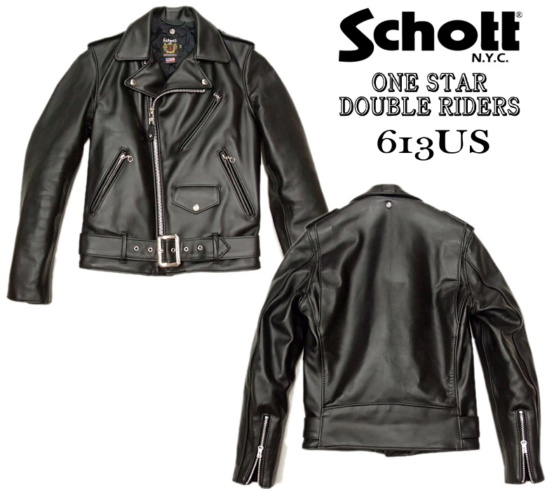 Schott ONESTAR RIDERS613US (ショット ダブルライダースワンスター 