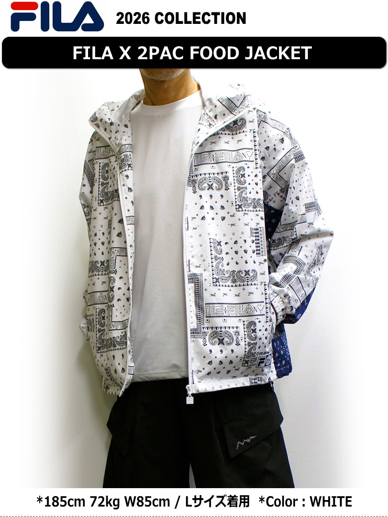 FILA（フィラ） セール！ ペーズリー柄フードジャケット 