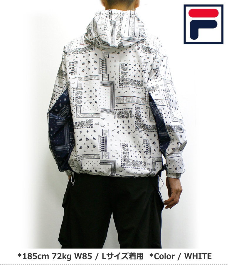 FILA（フィラ） セール！30％オフ！ ペーズリー柄フードジャケット