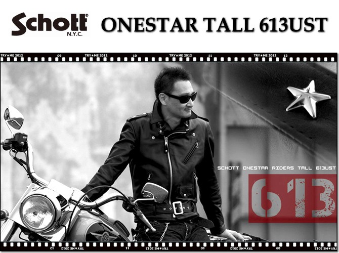 Schott ONESTAR TALL613UST (ショット ダブルライダース ワンスター