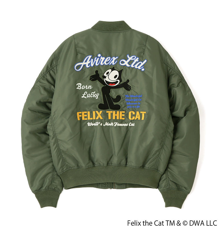 Amazon | [アヴィレックス] FELIX フィリックス コラボ MA-1