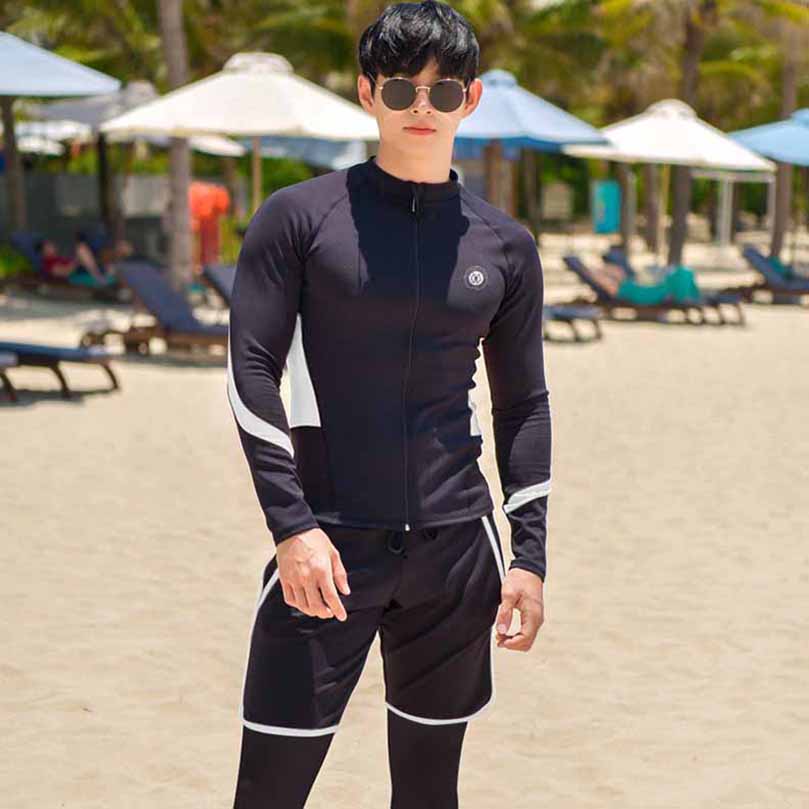 3点セット ラッシュガード 水着 5XL 大きいサイズ 体型カバー 上下セット 体型カバー 上下セット 3点セット 水着 ぽっちゃり ラッシュ