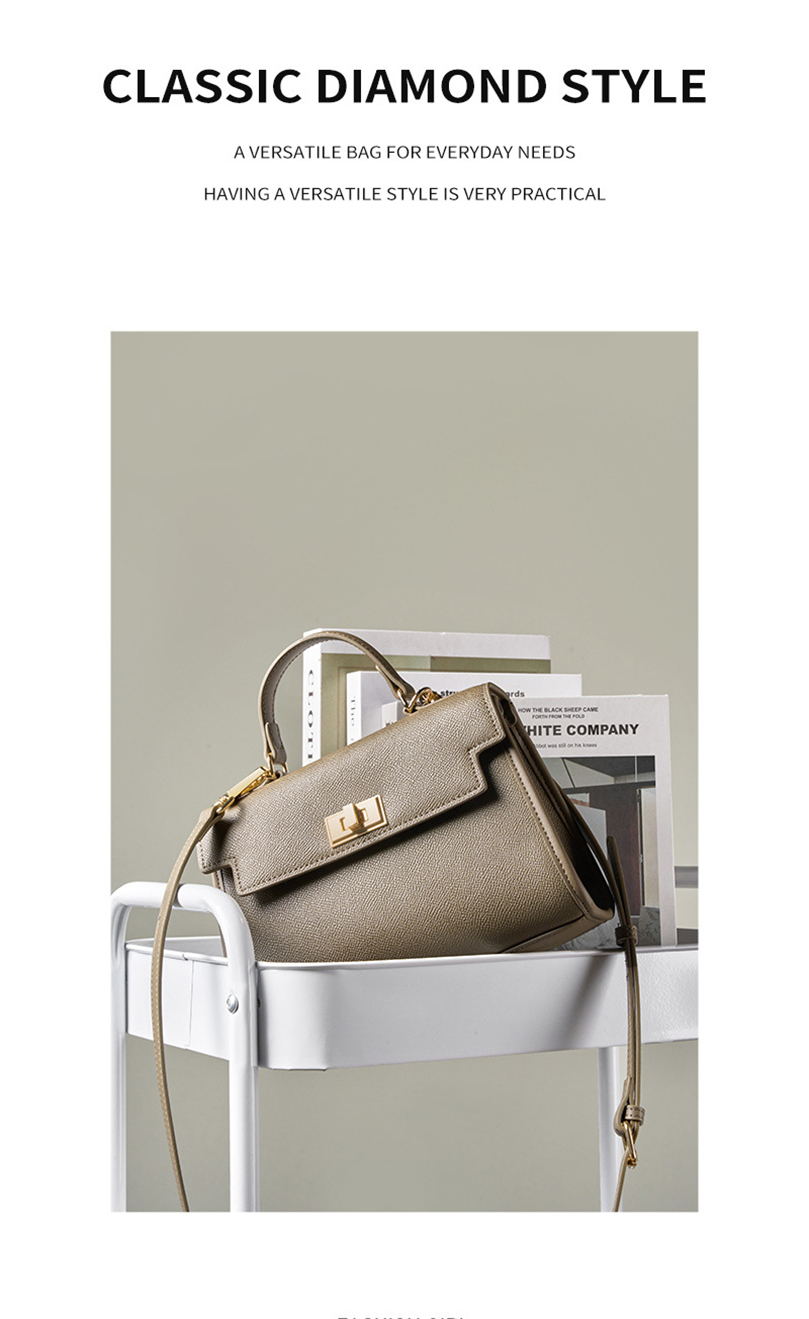 ショルダーゴールド金具本革 軽量 ショルダーバッグ レディース 斜