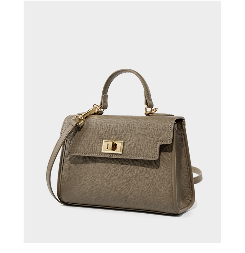 ショルダーゴールド金具本革 軽量 ショルダーバッグ レディース 斜