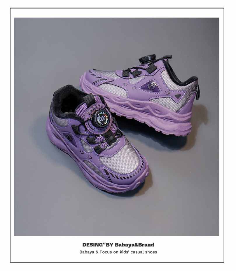 冬秋厚い瞬足 シュンソク スニーカー 運動靴 キッズ ジュニア 女の子