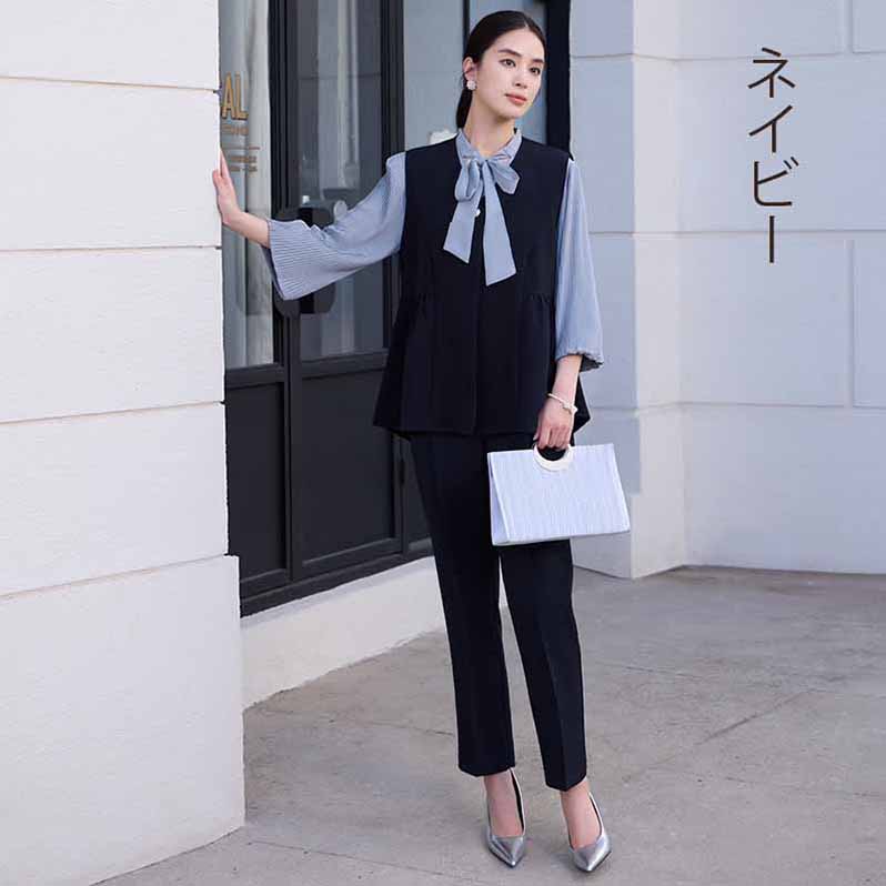 ベスト スーツ レディース（色：ネイビー系）のおすすめ人気商品一覧