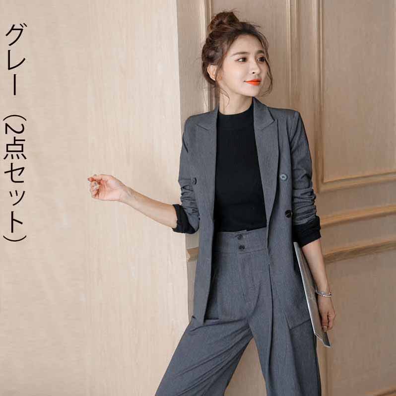 レディース スーツ パンツスーツ ビジネススーツ セットアップ 大きい