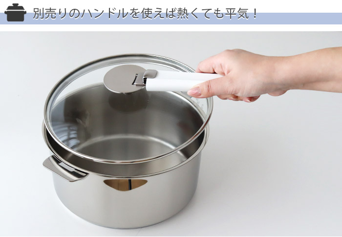 CRISTEL（クリステル） 鍋 ドームガラスふた G28cm グラフィット L
