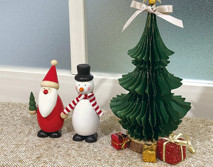DECOLE（デコレ） 木製 置物 クリスマス ウッドマスコット 全4種