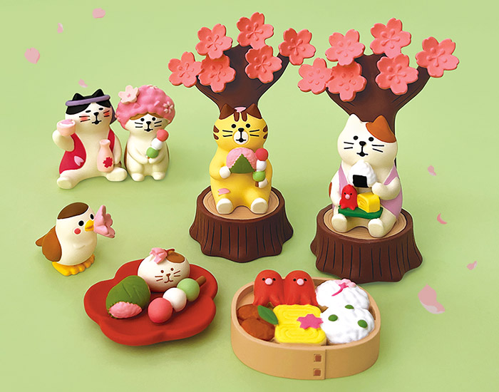 DECOLE（デコレ） コンコンブル concombre 春 お花見 ねこねこ 桜