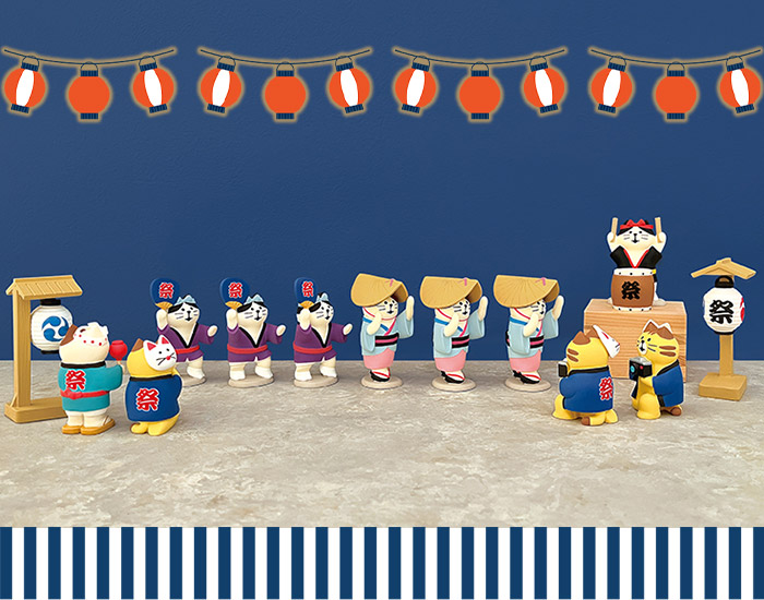 DECOLE（デコレ） コンコンブル concombre 夏 お祭りにゃんこ 阿波踊り