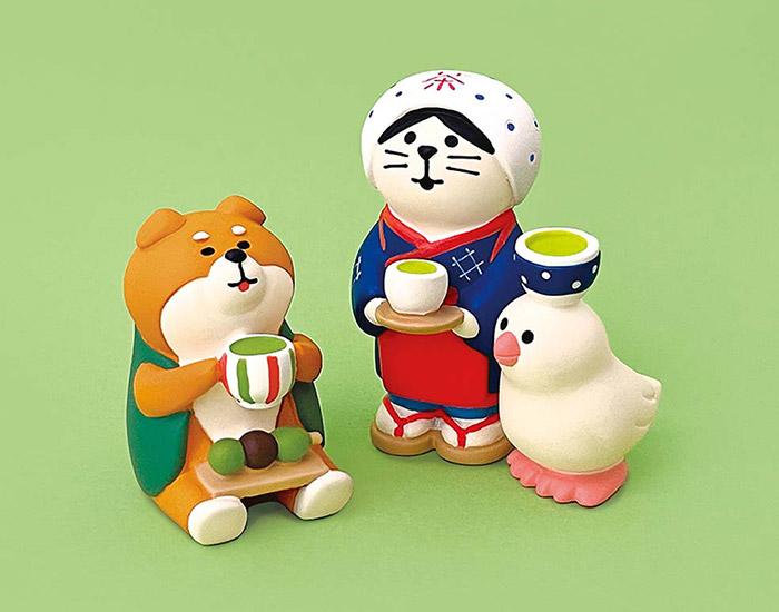 DECOLE（デコレ） コンコンブル concombre 春 福茶園 いっぷくわんこ