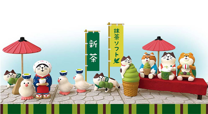 DECOLE（デコレ） コンコンブル concombre 春 福茶園 いっぷくわんこ