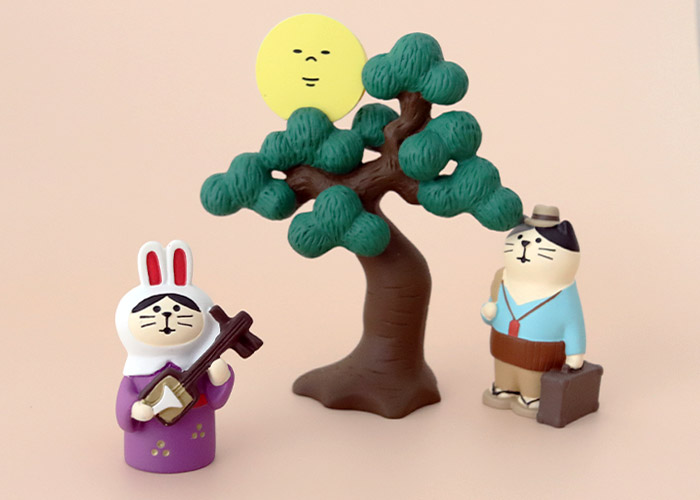 DECOLE concombre コンコンブル お正月 ねこずきん 三味線うさぎ