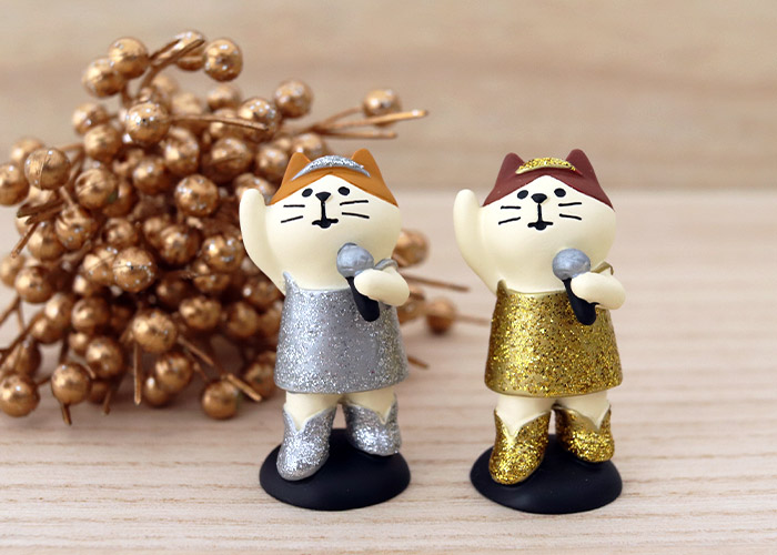 concombre コンコンブル クリスマス　昭和のアイドル猫 全2色