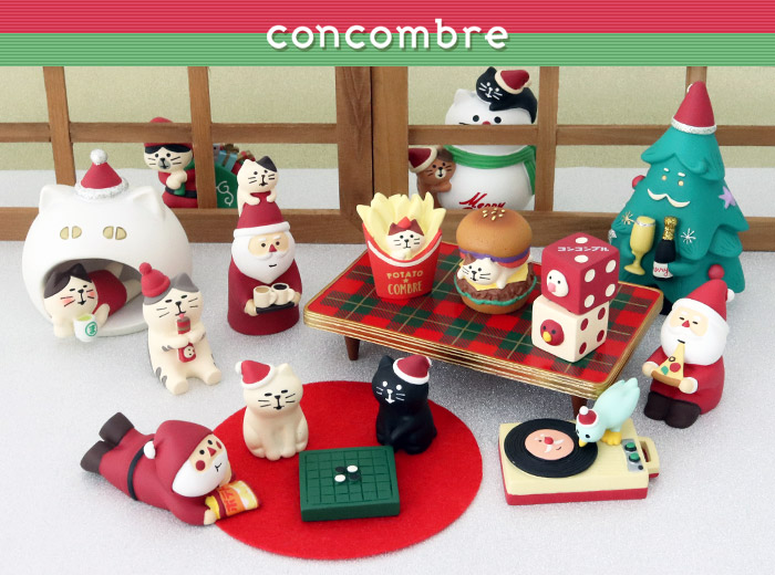 concombre コンコンブル クリスマス サイコロ文鳥 紅白セット :g001zxs86476x:北欧雑貨・家電のプレシャスシーズ 通販  