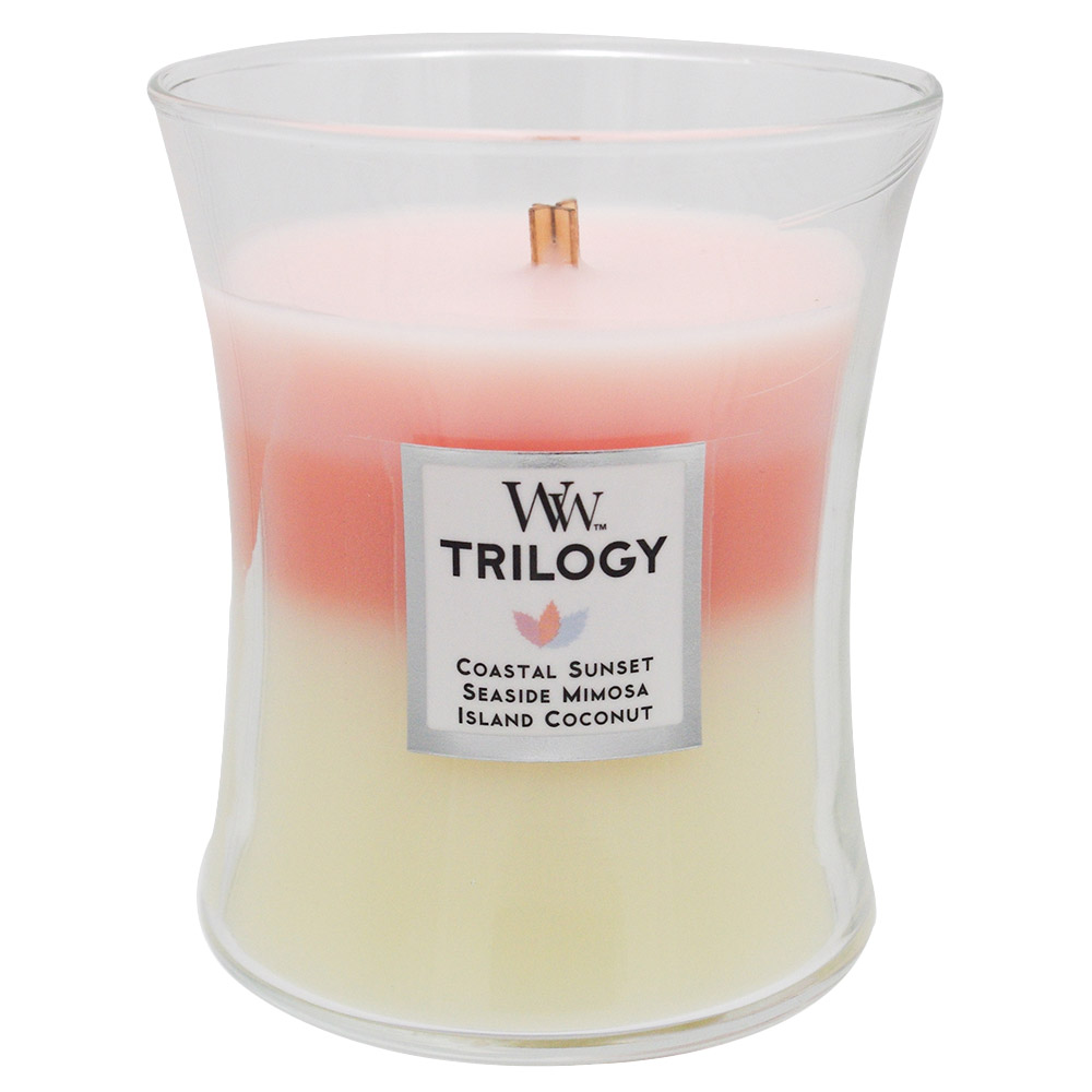 WoodWick（ウッドウィック） アロマキャンドル トリロジー ジャー M