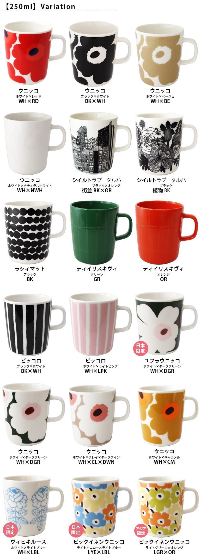 バリエーション