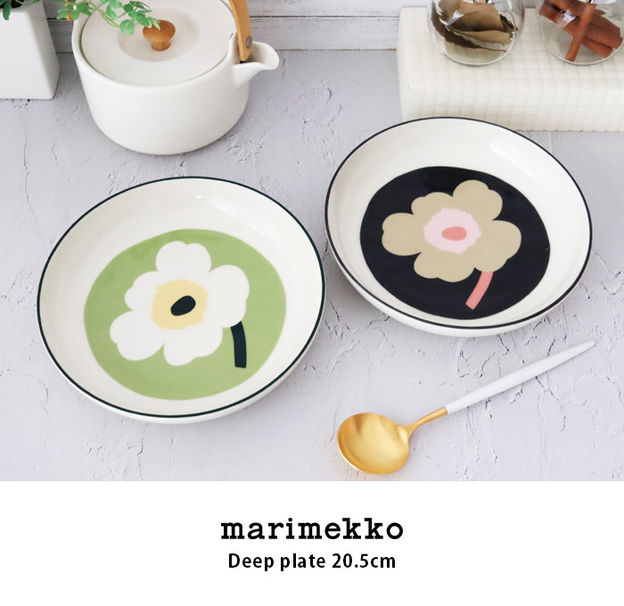 marimekko（マリメッコ） プレート 皿 Unikko ウニッコ ディープ