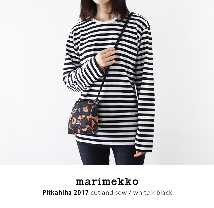 Tシャツ マリメッコ Pitkahiha 2017 タサライタ カットソー XS S