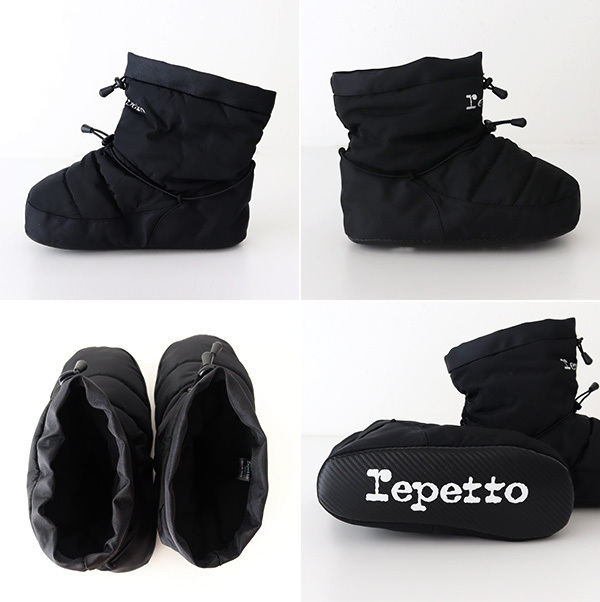 Repetto ブラック ウォームアップシューズ ウォームアップ ブーツ｜ | Repetto（レペット）日本公式