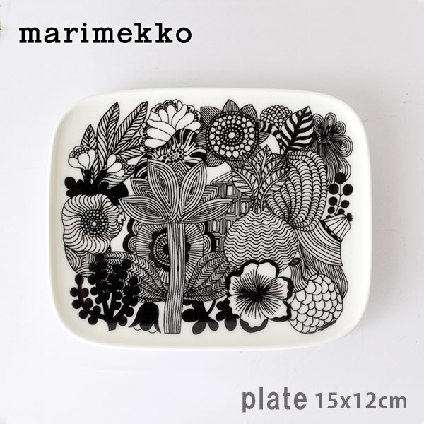 marimekko プレート6枚セット marimekko（マリメッコ） プレート 皿 プレート 15×12cm 全6種 : 北欧