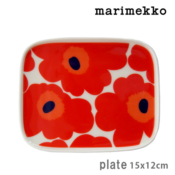 marimekko（マリメッコ） プレート 皿 プレート 15×12cm 全10種 : 北欧