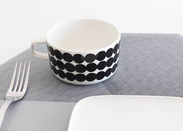 marimekko  スープカップ、陶器スプーン marimekko ティーカップ マリメッコ Siirtolapuutarha シ