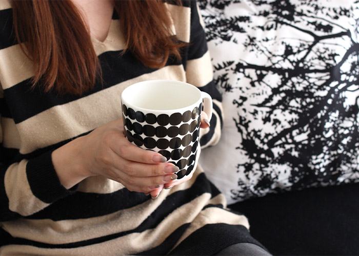 marimekko（マリメッコ） マグカップ Rasymatto ラシィマット ドット柄
