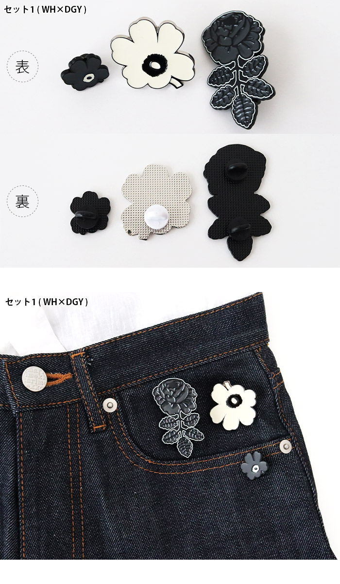 marimekko（マリメッコ） ピンバッジ Kioski Pumpuli ピンバッチ