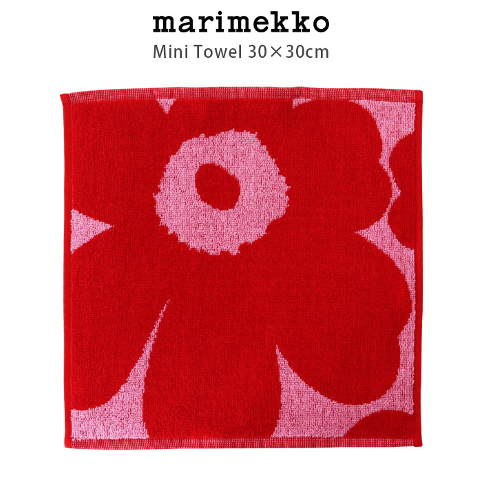marimekko タオル ハンカチ マリメッコ ミニタオル 30cm 全6種