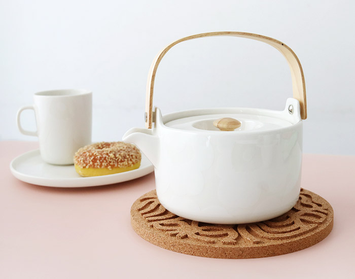 marimekko（マリメッコ） ティーポット 急須 Unikko ウニッコ ホワイト