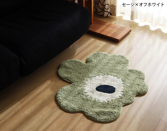 marimekko（マリメッコ） 玄関マット ラグ Unikko ウニッコ バスマット