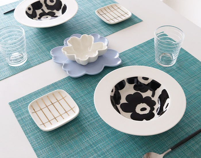 marimekko プレート 皿 マリメッコ Unikko ウニッコ ディープ