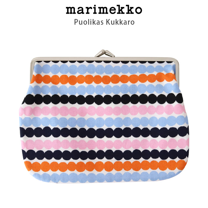 【2022AW】marimekko マリメッコ/ Kuiskaus ポーチ marimekko ポーチ マリメッコ プオリカスクッカロ がま口ポーチ