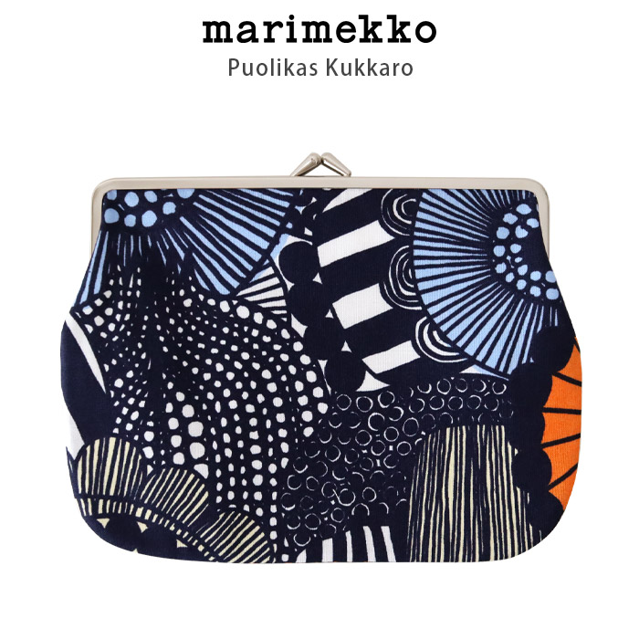 marimekko ポーチ マリメッコ プオリカスクッカロ がま口ポーチ